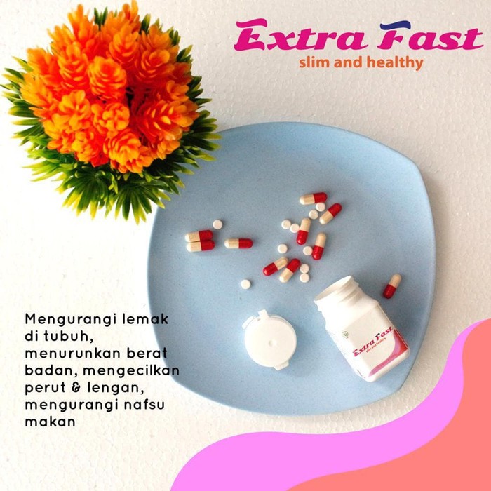 Obat Diet Pelangsing Extra Fast Slim - Garansi Turun BB Cepat dan Aman