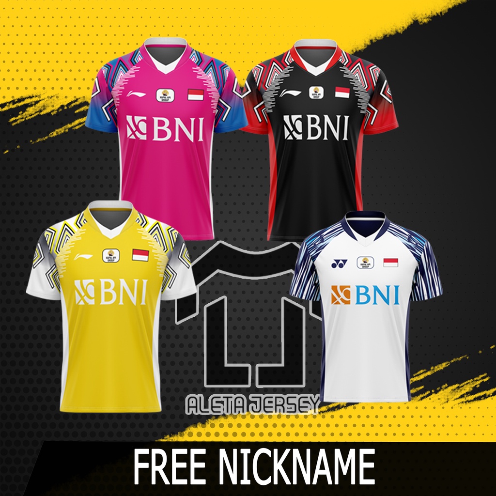 JERSEY BADMINTON INDONESIA ALL ENGLAND YONEX