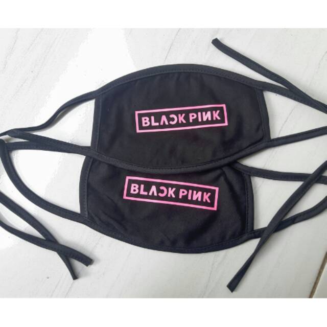 Masker mulut blackpink kpop