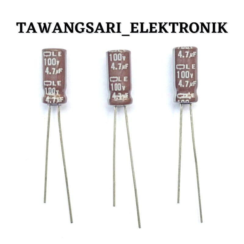 Elko 100v 4.7uf Elco 100v 4,7uf Ori ELCO 100V 4.7UF