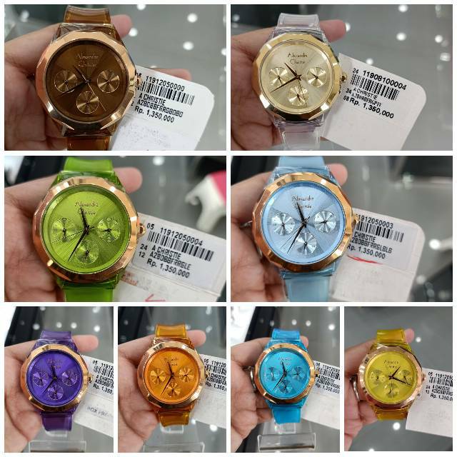 JAM TANGAN AC2808 KARET | ALEXANDRE CHRISTIE AC 2808 RUBBER ORIGINAL