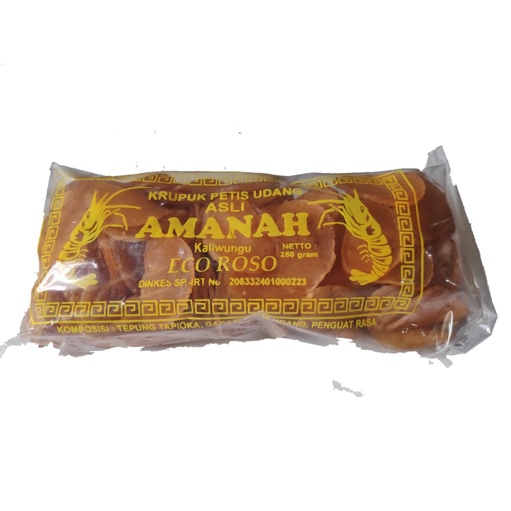 

Kerupuk Petis Udang Amanah