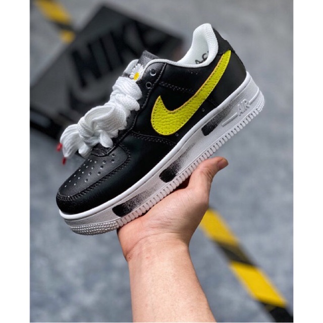 air force 1 para noise yellow swoosh