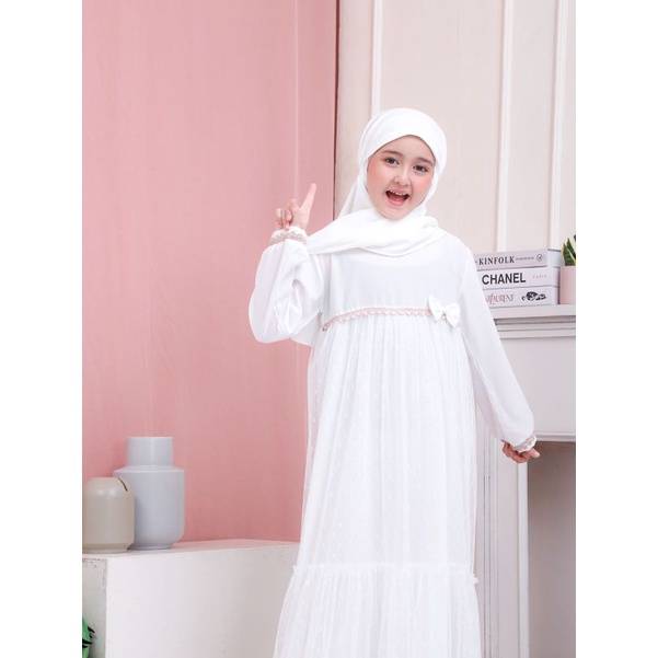 Gamis tutu putih by Labella