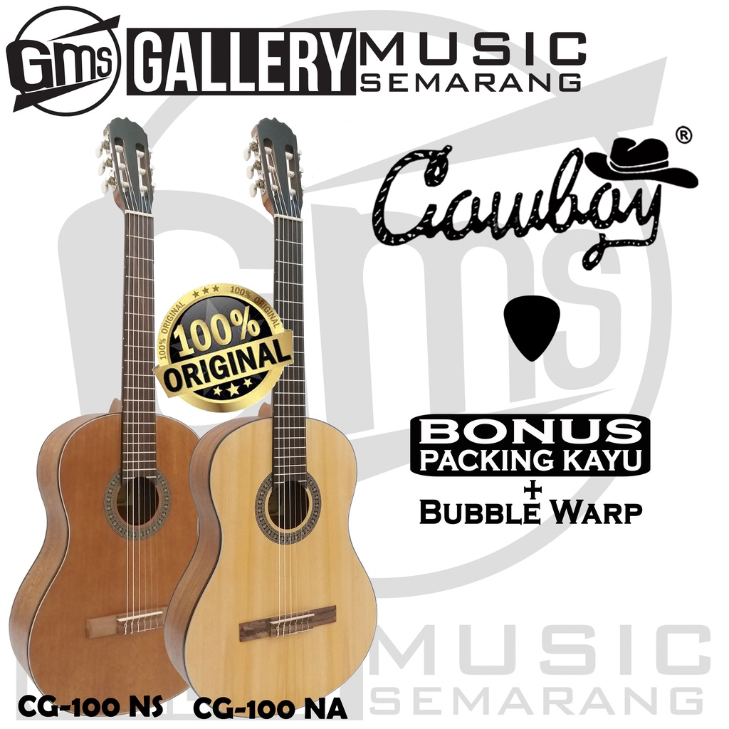 Gitar Cowboy Original CG-100 NA CG 100NS Gitar Klasik Import Merk Cowboy Original