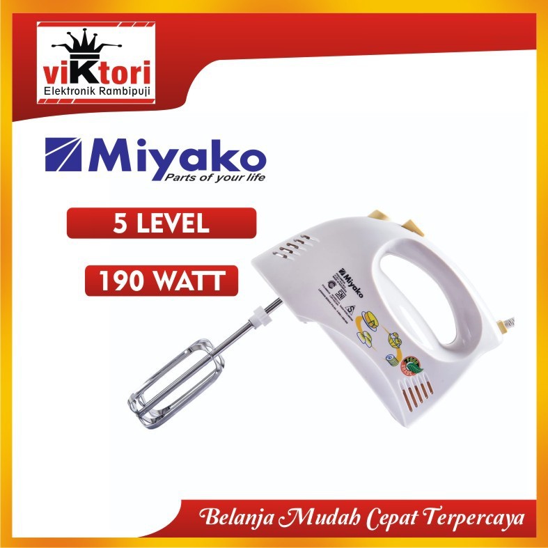 New MIYAKO MIXER HM620 / HAND MIXER MIYAKO HM-620 / MIXER MIYAKO HM620 / MIXER HAND MIYAKO HM620