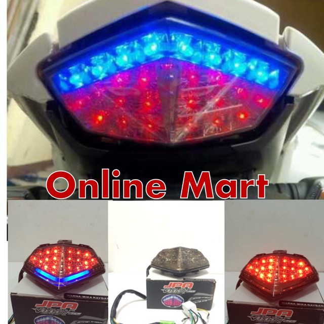 Lampu stop vixion lightning advance NVL NVA stop led plus sen JPA