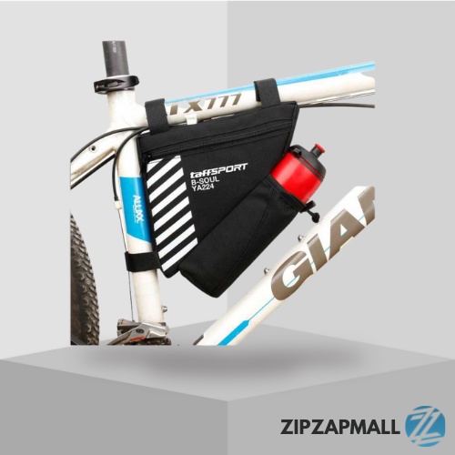 Tas Sepeda Waterproof Dengan Holder Botol Minum / Tas Segitiga Sepeda Speda Sepedah Lipat Mtb Gunung