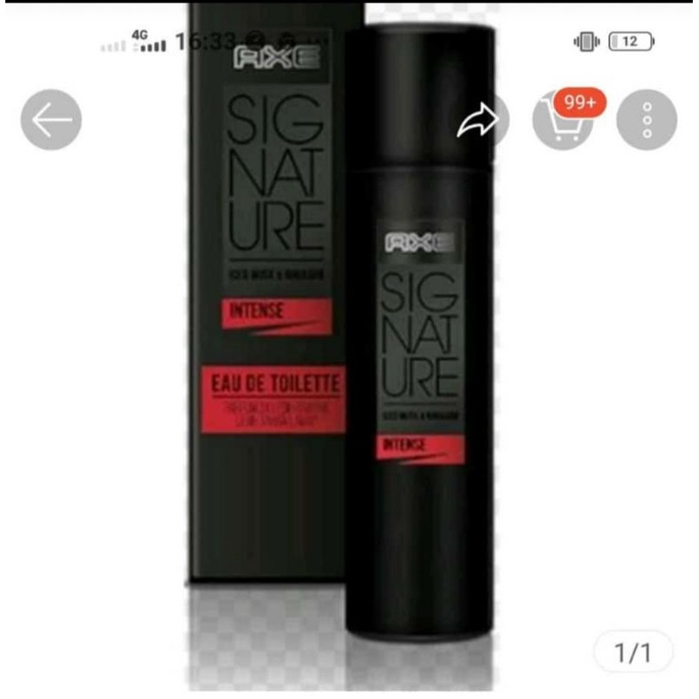 AXE SIGNATURE INTENSE EDT 122ml