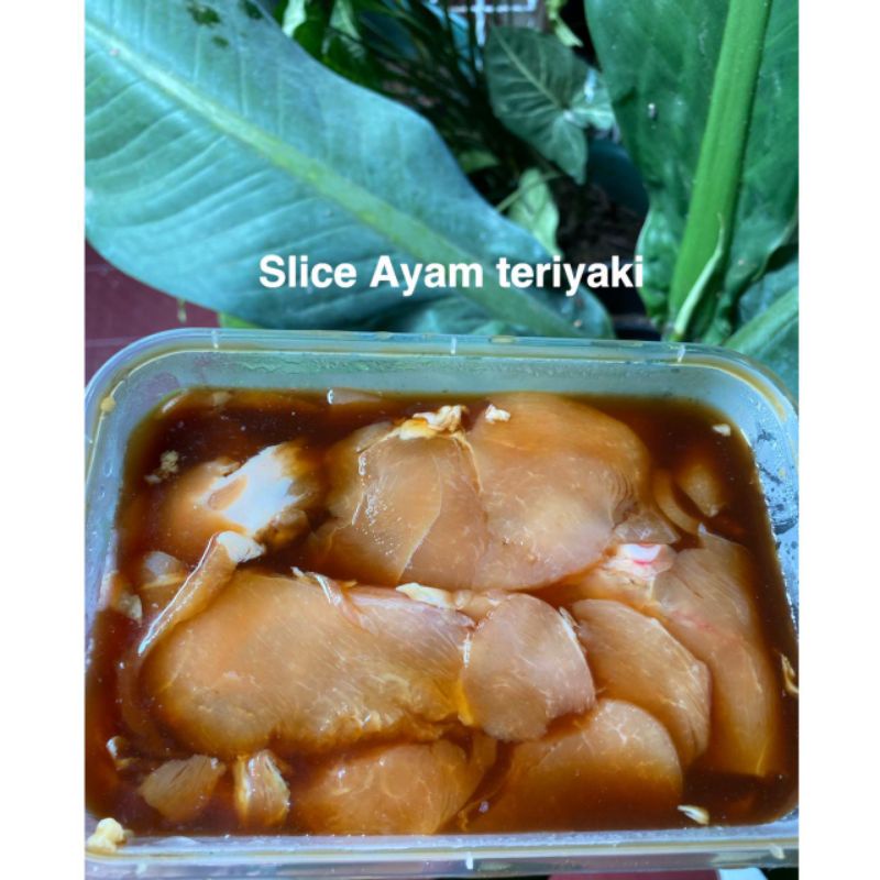 

ayam slice marinasi teriyaki