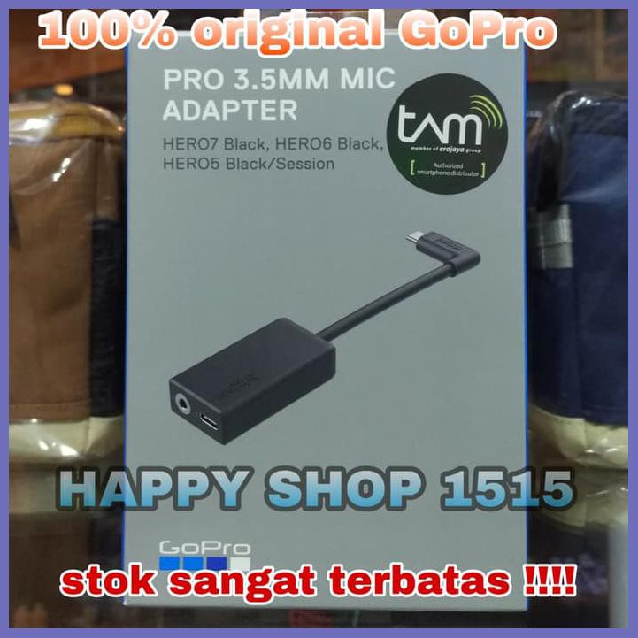 GOPRO PRO 3.5MM MIC ADAPTER / GOPRO MIC ADAPTER HERO 5