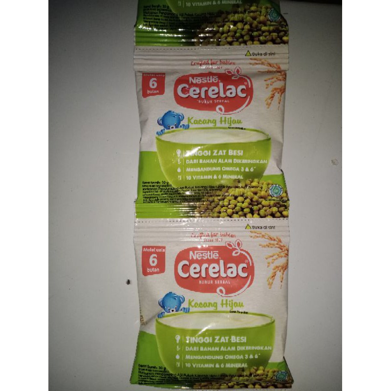 nestle cerelac bubur sereal 20gr per pcs