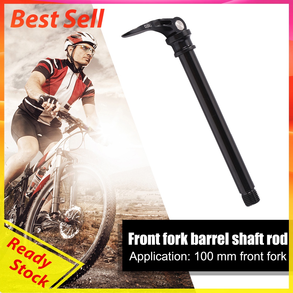 Bicycle Quick Release Thru Axle Skewer 100x15mm MTB Front Fork Shaft Lever