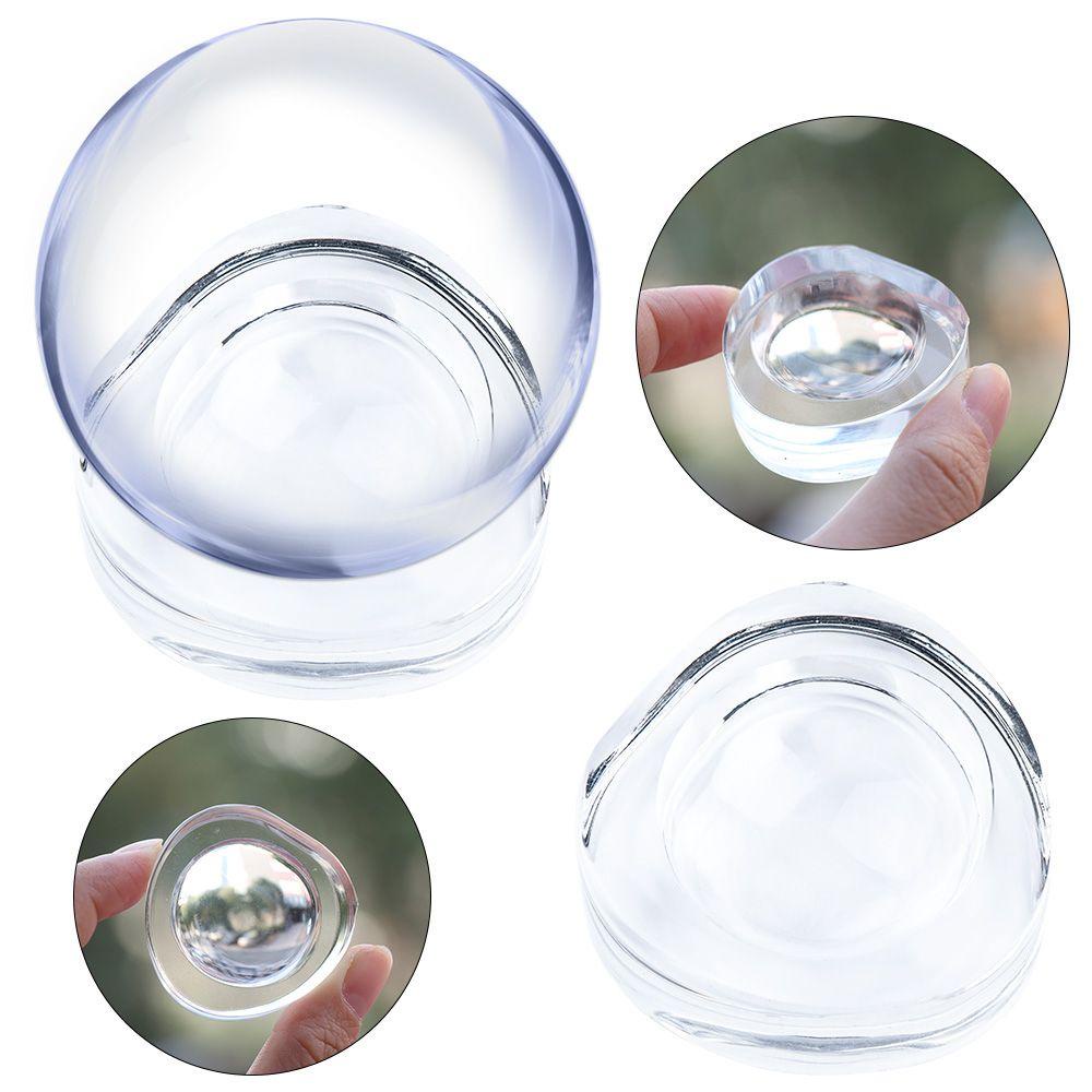 Populer Crystal Ball Base Pedestal Holder Gelas Berbentuk Hati Glass Sphere Holder