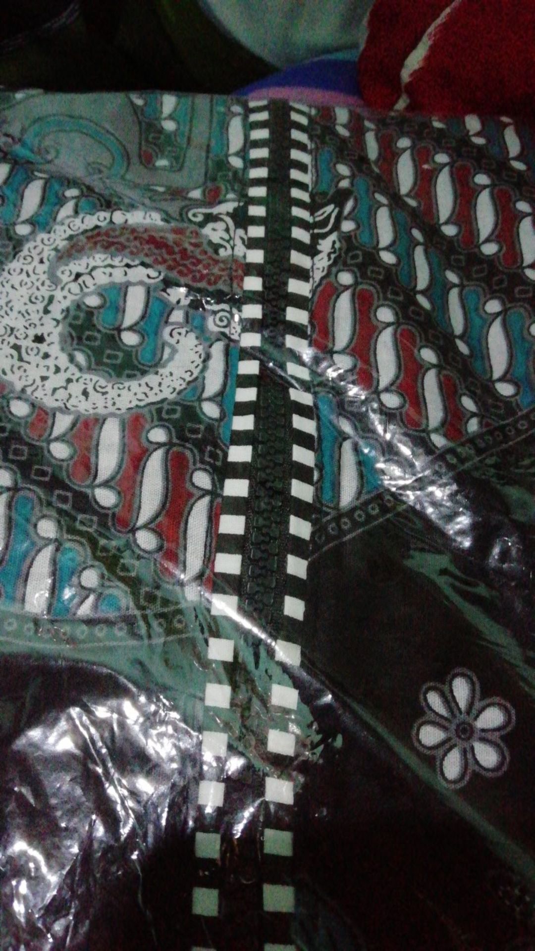 Tey-17 Batik Wanita Asj Sa Hrb026 Kenongo Kemeja Tosca Pendek