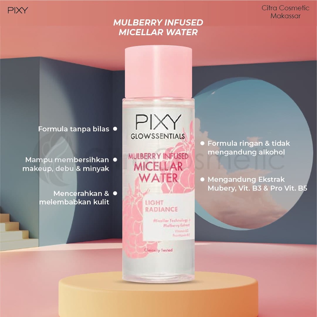 Pixy Glowssentials Series Soft &amp; Bright Whip Foam 60 Gr | Toner &amp; Bright Cream 20Gr | Micellar Water | Smooth &amp; Bright | Brightening Mist