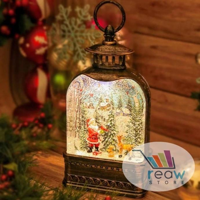 

SNOW GLOBE LENTERA LED MUSIK JUMBO PREMIUM KADO NATAL CHRISTMAS GIFT DGFXG6563