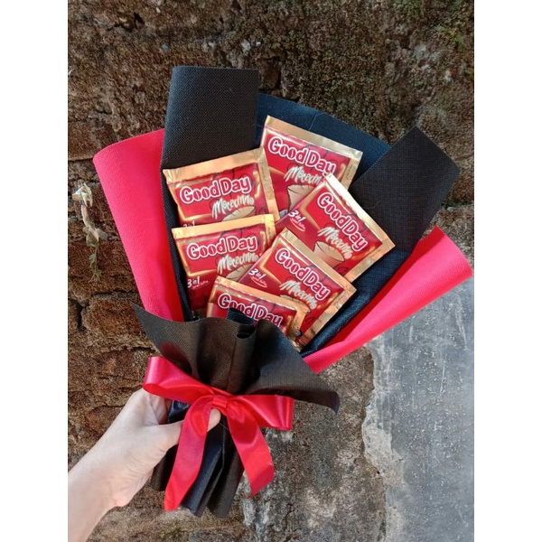 

Buket kopi goodday murah kado cowok, kado guru, kado wisuda, buket hari ayah, kado ultah