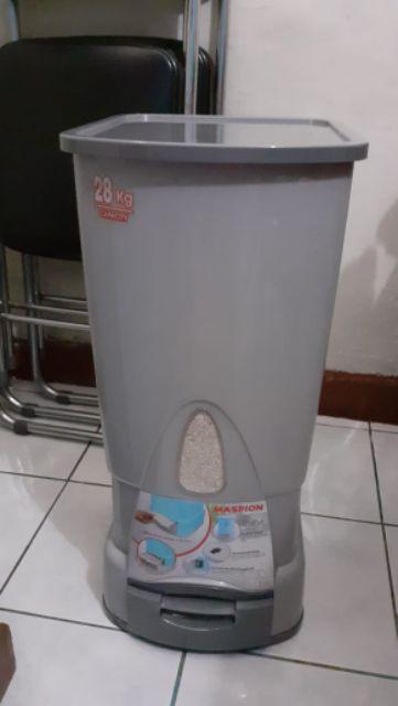Ricebox Maspion Mrd-2800ap Tempat Beras Rice Box 28kg Mrd2800ap