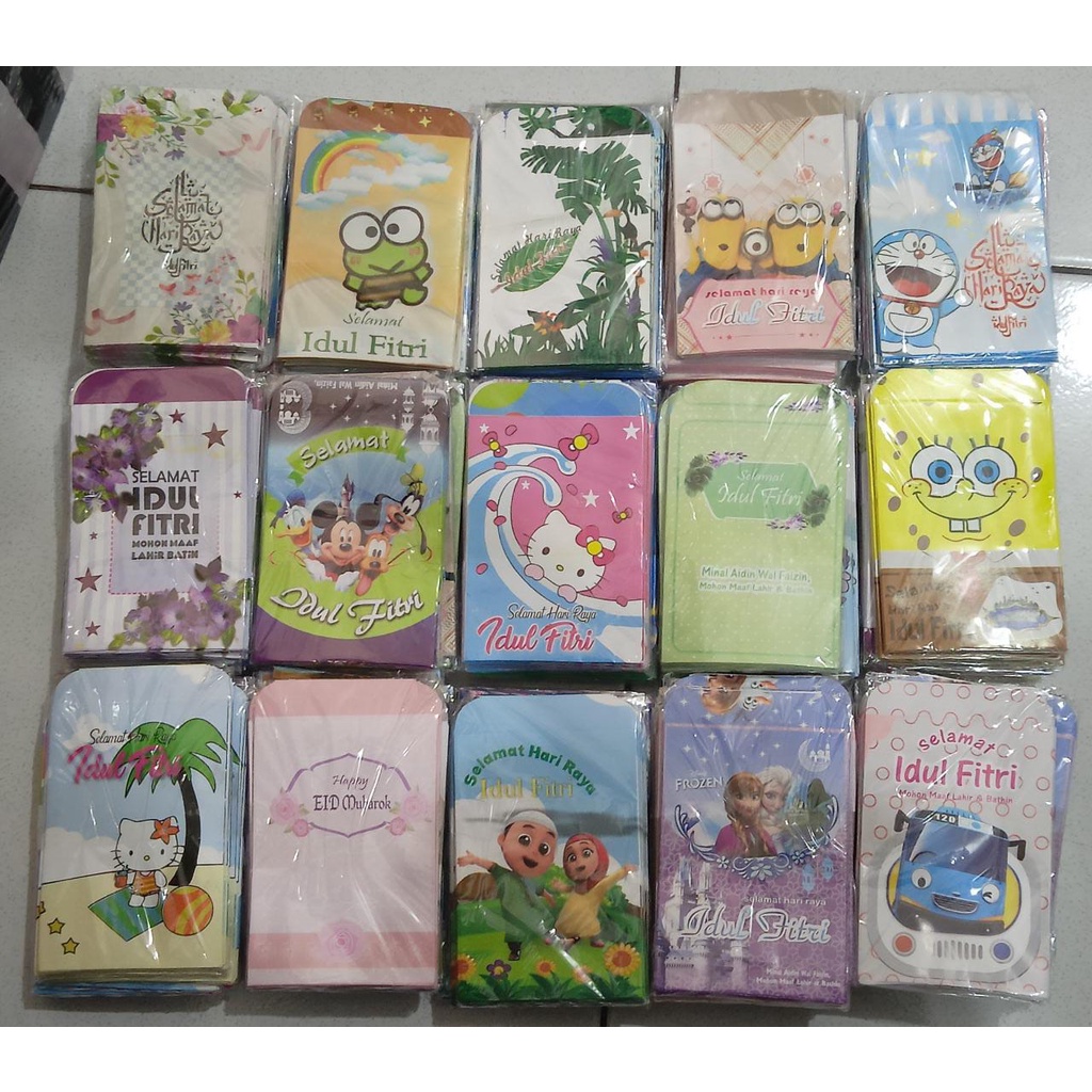 

PROMO Amplop Lebaran karakter/Amplop lebaran murah