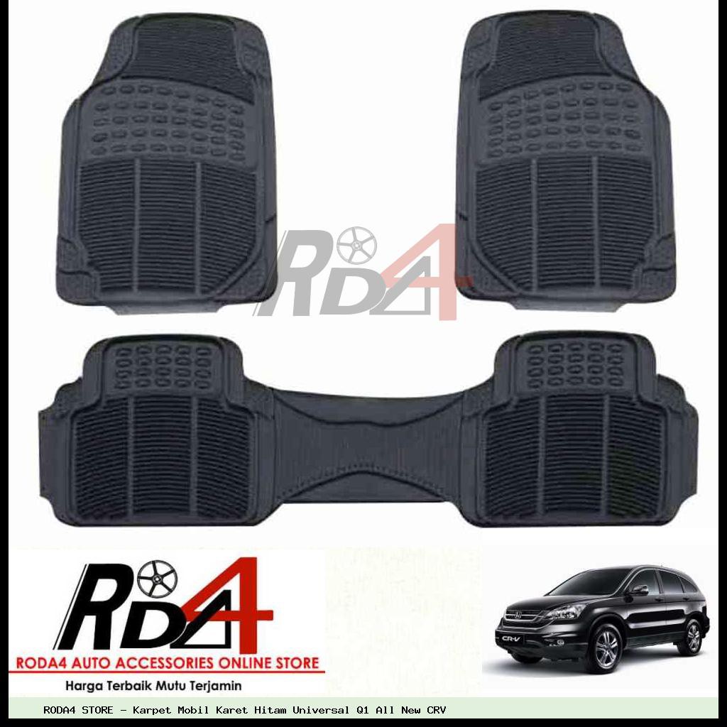 Karpet Mobil Karet Hitam Universal Q1 All New CRV
