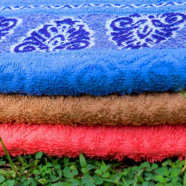 [6pcs] Handuk Olahraga Lovely Terry Ukuran 35 X 75 cm