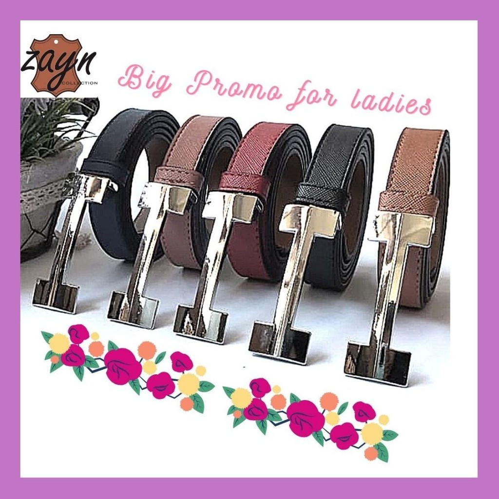 Ikat Pinggang Wanita Sabuk Wanita Fashion Korea Women Belt Rantai Kecil Gesper Cewek