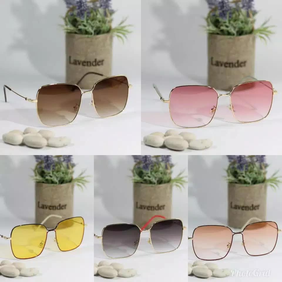 kacamata fashion gc wanita rectangular syahrini