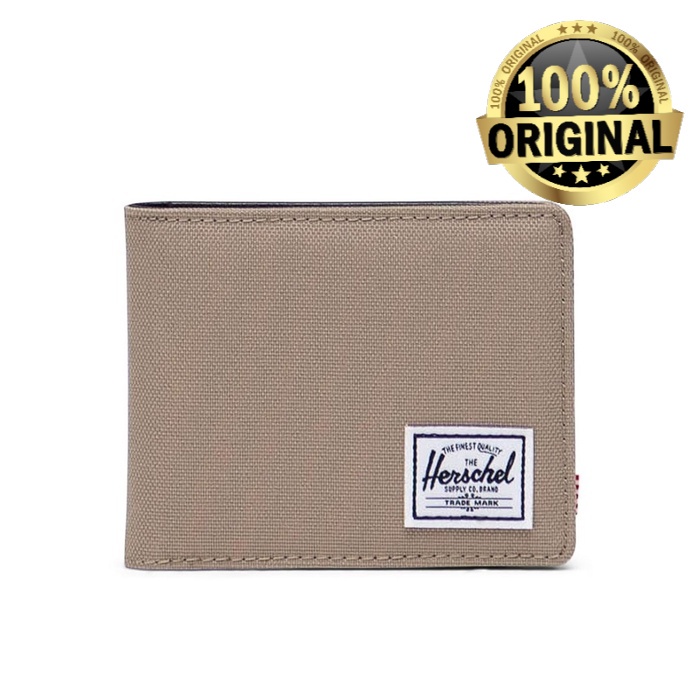 ORIGINAL ORI 100%  Herschel Dompet Hank + Wallet Timberwolf FCDECD
