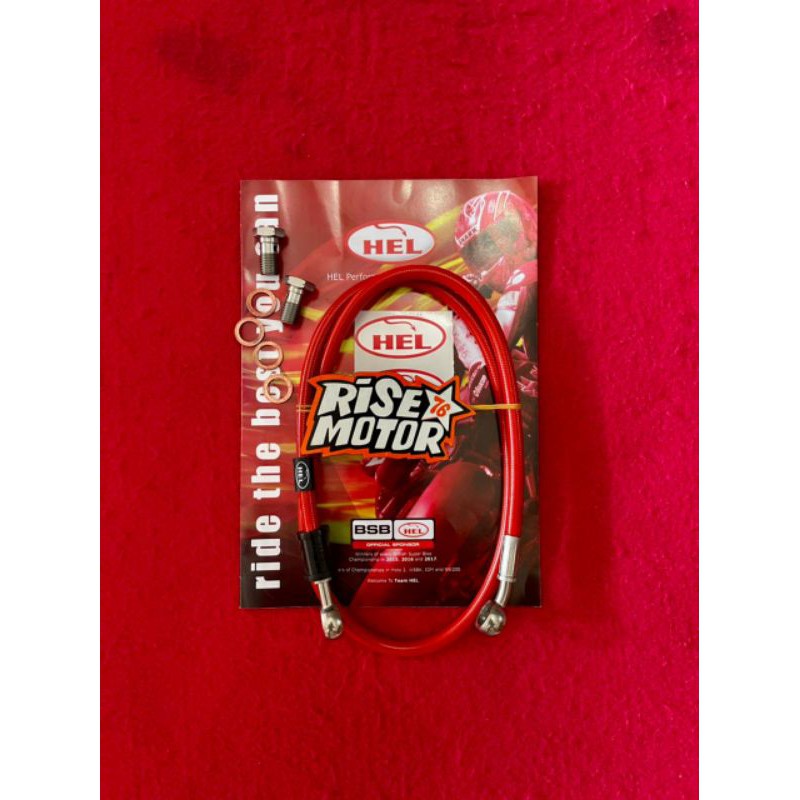 Selang rem Hel 85 cm merah