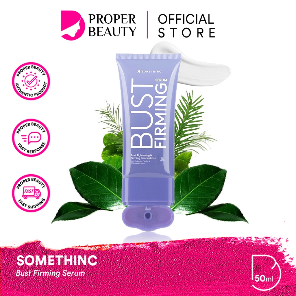 SOMETHINC Bust Firming Serum Indonesia / Body Care Skincare Make Up Cleanser Essence Toner Eye Cream Gel Sunscreen Mask Lotion Creme Oil / Foundation Cushion Loose Powder Blush On Concealer Highlighter Eyebrow Lipstick Lip Tint Gloss Sugar Wax Paket Set