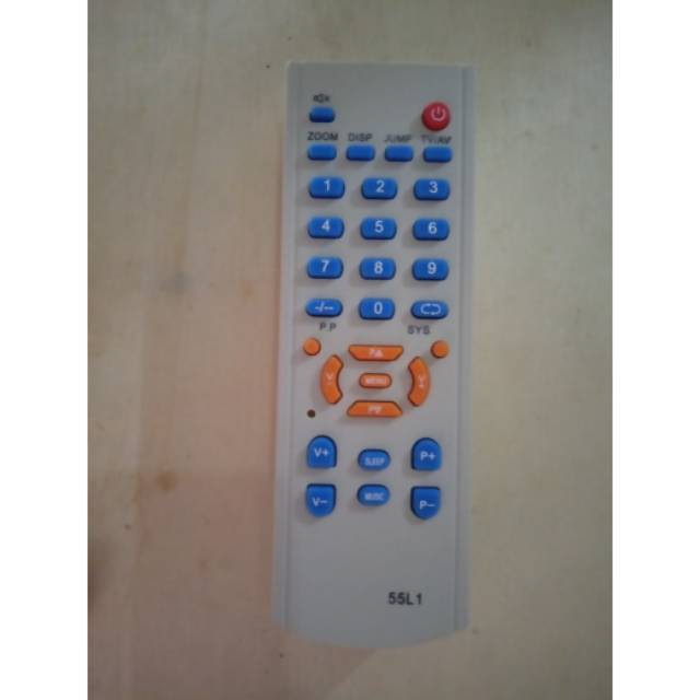 Remote TV tabung/plasma universal semua merk cina