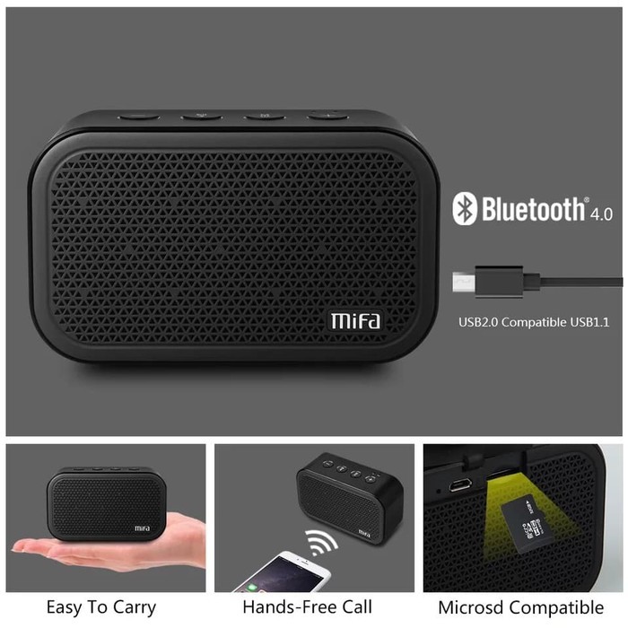 MiFa M1 Speaker Stereo Bluetooth Speaker With Micro SD Slot