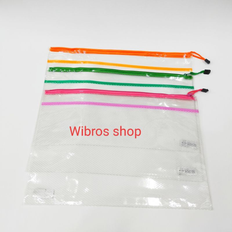 Map zipper data document bag jumbo