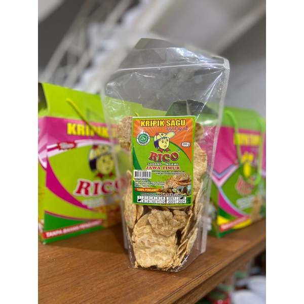 

Rico keripik tempe Sagu