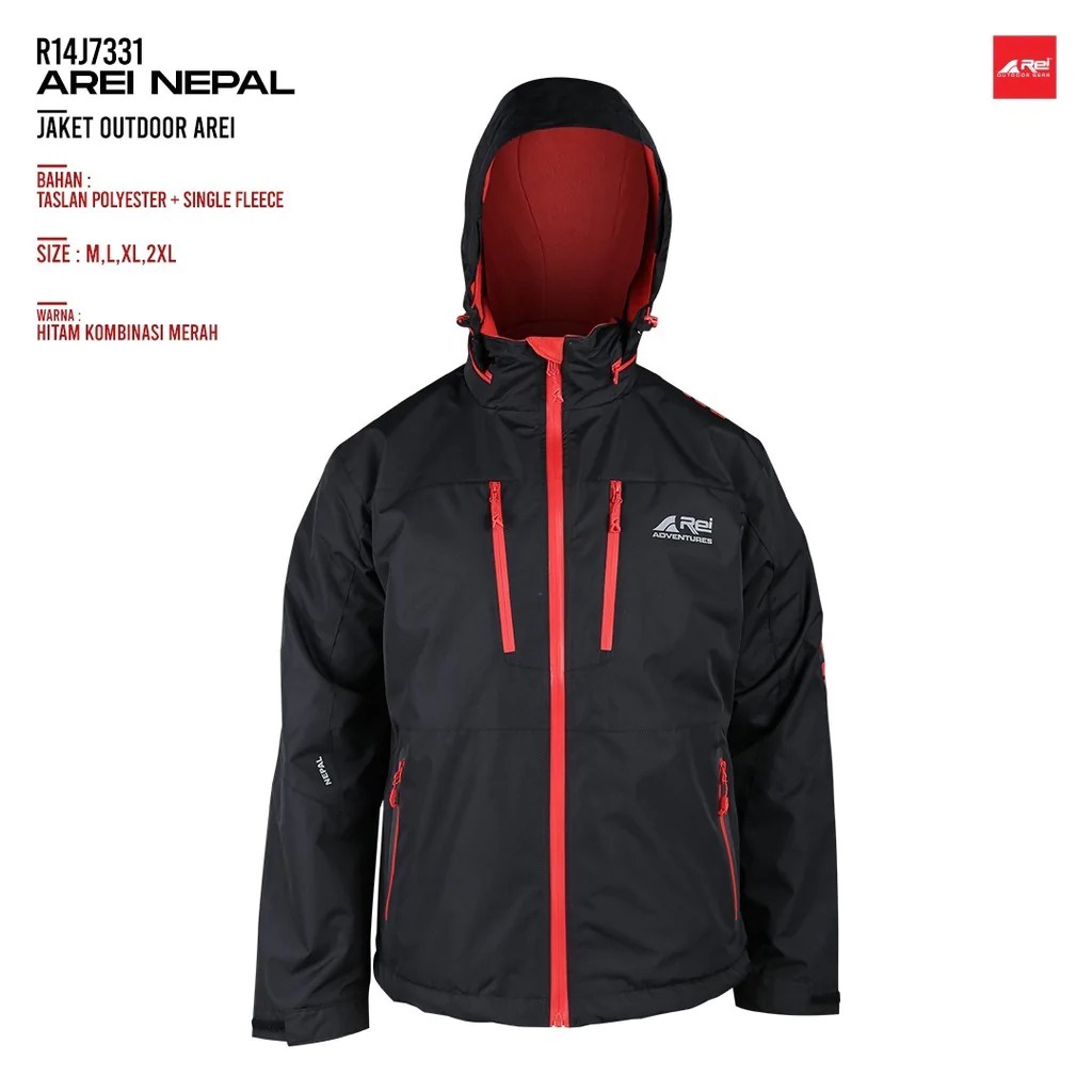 JAKET GUNUNG REI NEPAL INNER POLAR AREI OUTDOORGEAR  - 100% ORIGINAL