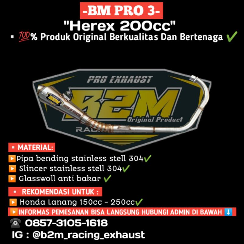 knalpot cb gl MP Tiger by B2M RACING EXHAUST