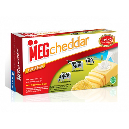 

MEG CHEDDAR KEJU KEMASAN 170 GR