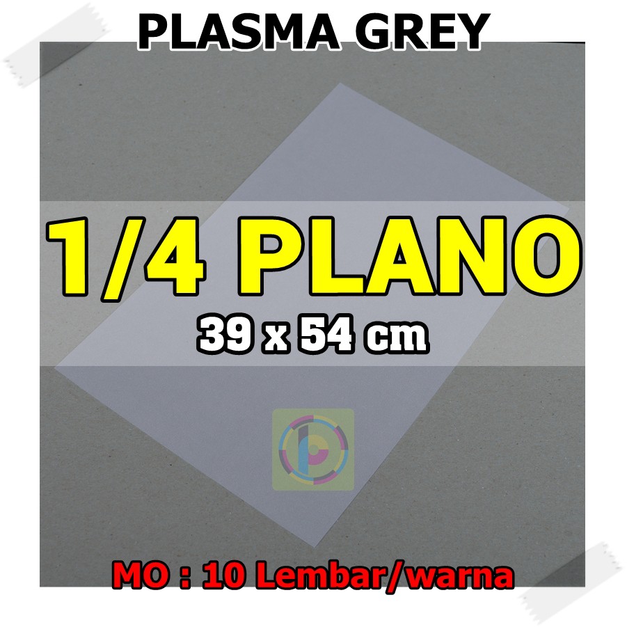 Kertas Karton Jasmine / Paper Flowers Uk. 1/4 PLANO PLASMA GREY ABU