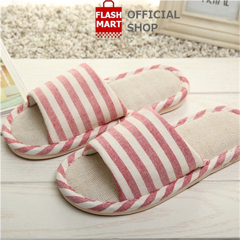 Flashmart Sandal Selop Rumah Nyaman Comfy Kain Indoor Cocok digunakan didalam rumah / kamar mandi / taman / Hadir dengan beberapa ukuran dan warna-warna yang menarik