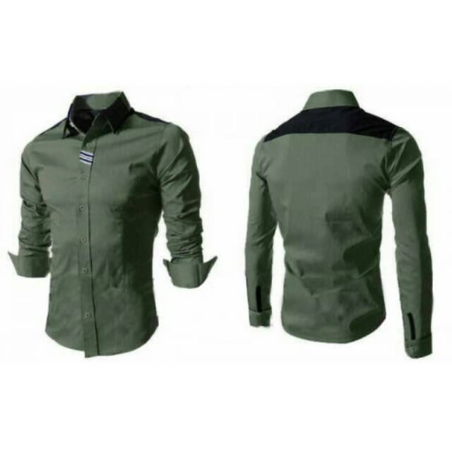 Kemeja cowo hem watson army