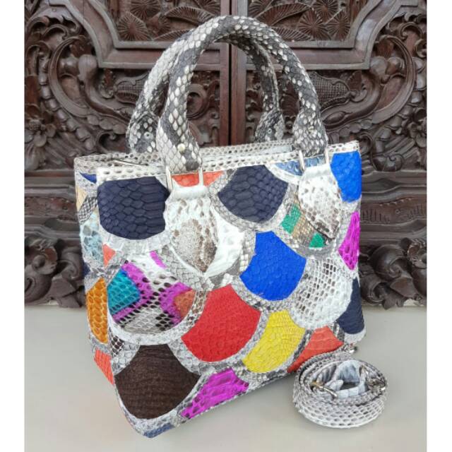 Tas Webe sisik peachwork phyton ori