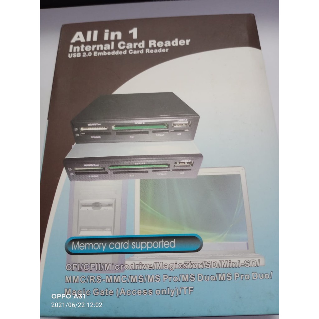 CARD READER INTERNAL FOR PC COMPUTER CARD READER ALL IN ONE INTERNAL PC COMPUTER