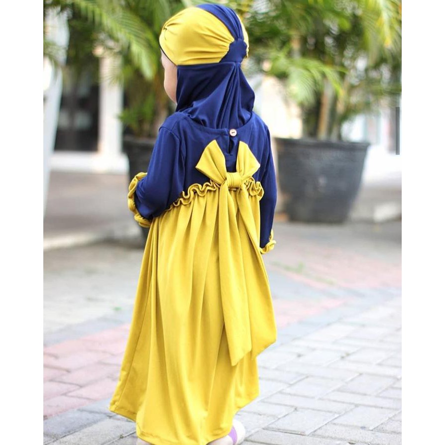 Bebihau Gamis Anak Alya SET HIJAB