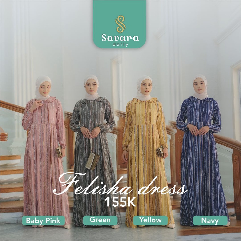 Gamis Felisha dress by savara daily