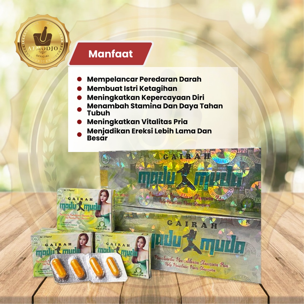 [100% ORIGINAL] Obat Kapsul Gairah Wanita MADU MUDA