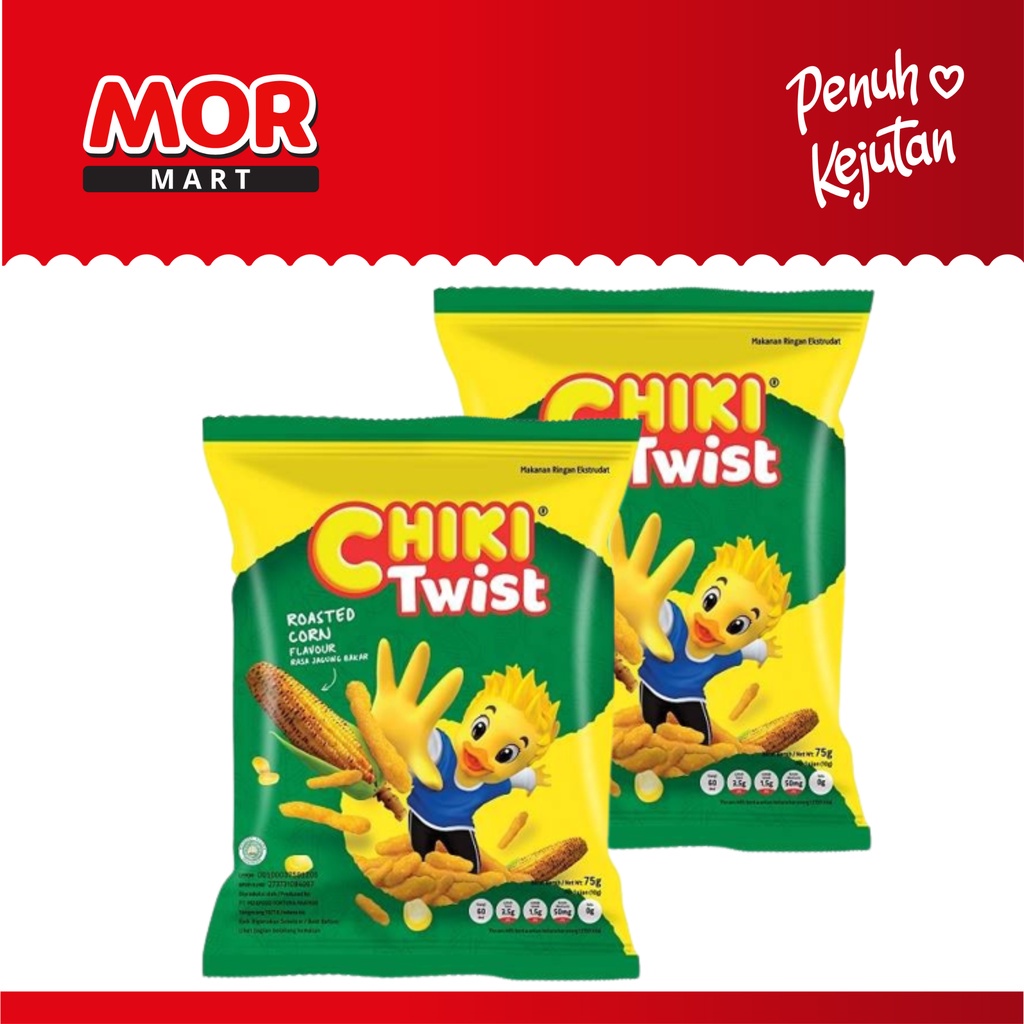 

DAPAT 2 CHIKI Twist Roasted Corn Rasa Jagung Bakar 75gr