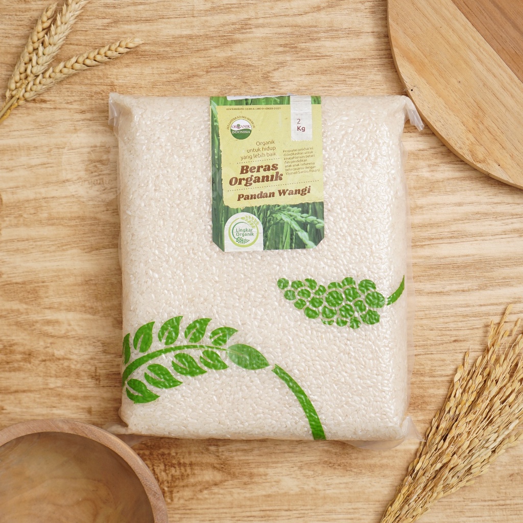 

Beras Organik Pandan Wangi 2kg - Lingkar Organik
