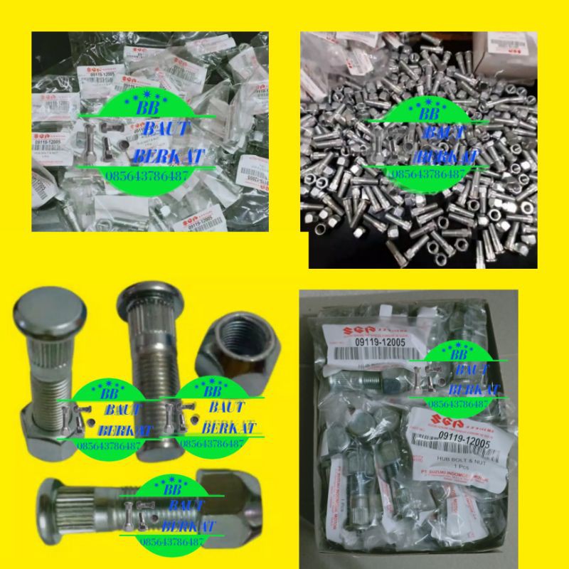 Baut roda vitara / futura / carry pendek