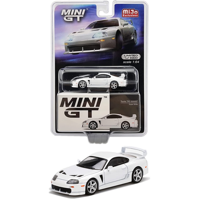 Mini GT 259 Toyota TRD Supra 3000GT Super White MIJO